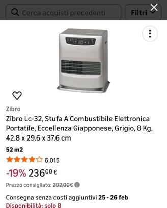 Stufa Zibro a combustibile LC-32