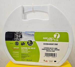 ❄️ Catene da neve 9 mm Seven Parts – Misura 80