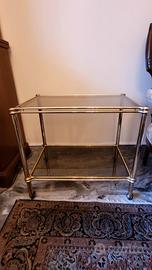 Carrello Mid Century anni 70 ottone