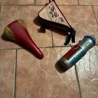Accessori bici (sella sportiva + Thermos+borsa)