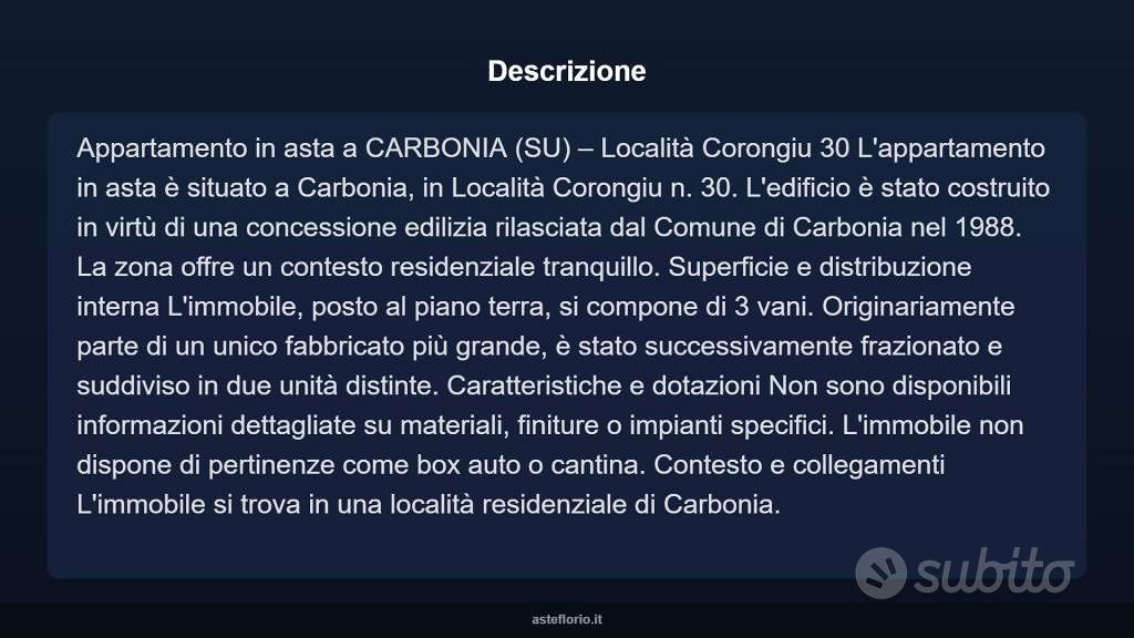 Appartamento – Igrèsias/Iglesias, Tanì - Vista 3