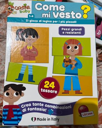 Gioco logica Lisciani Come mi Vesto?