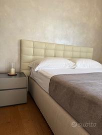 Testata letto / letto in vera pelle nuovo