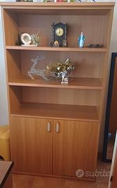 Scrivania e libreria