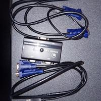 KVM switch, due PC con un monitor e un mouse