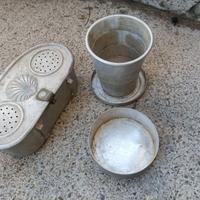 Articoli vari in alluminio vintage