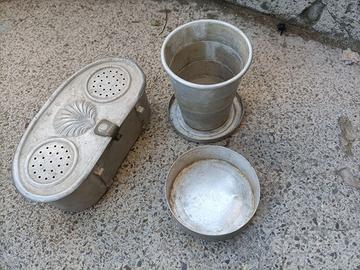 Articoli vari in alluminio vintage