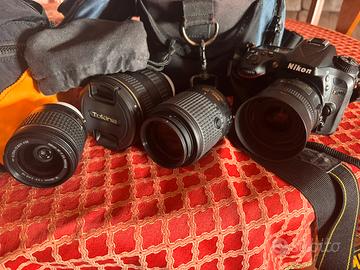 Nikon7200 + 4 obbiettivi