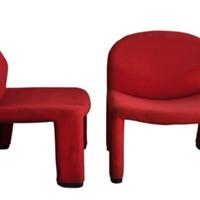 coppia di poltrone italiane Anonima  Castelli 