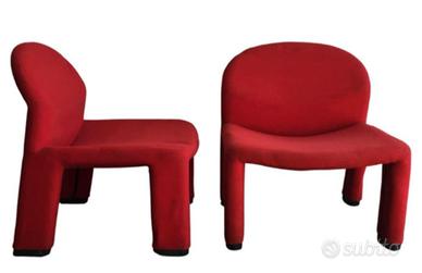 coppia di poltrone italiane Anonima  Castelli 