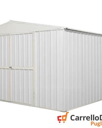 Box prefabbricato acciaio lamiera 360x430 bianco