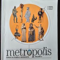 9788869103155 Metropolis Storia e geografia 2