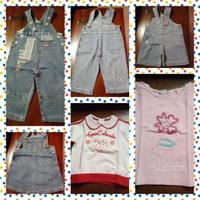 Vestiti bambina 50 pezzi