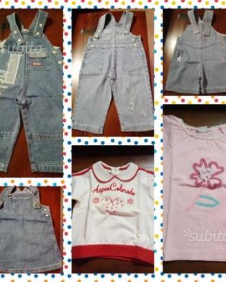 Vestiti bambina 50 pezzi
