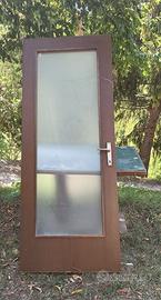 PORTE CON VETRO COMPLETE  210X83  3PZ