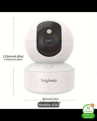 Telecamera a360 gradi Wi-Fi