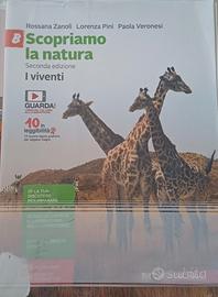 libro SCOPRIAMO LA NATURA  VOL. A B D- Prima Media