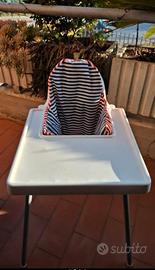 seggiolone pasto con riduttore