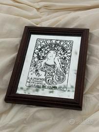 specchio a cornice vintage