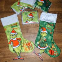 1 calza grande Grinch nuova per Natale/epifania 