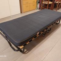 Letto singolo pieghevole con materasso - 180 x 90