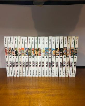 Lotto Manga One piece edizione bianca 2-60💕📚