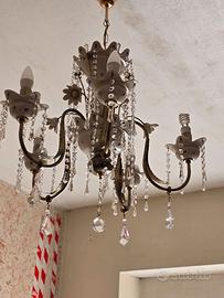 lampadario in swarovski