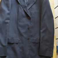 Abito completo classico grigio scuro taglia 50