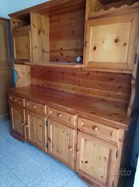 Set Arredamento Rustico in Pino Massiccio 