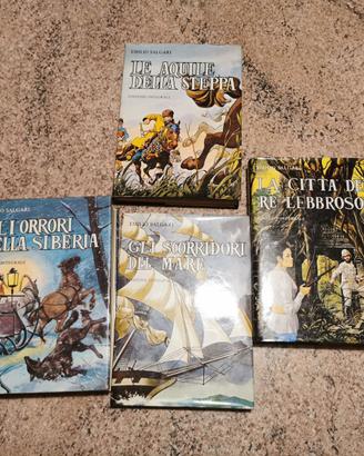 Libri di Emilio Salgari anni 70