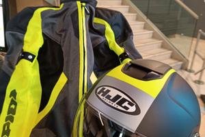 Casco+giacca donna moto