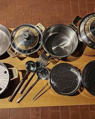 Batteria pentole acciaio inox