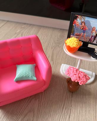 Set bagno e salotto barbie