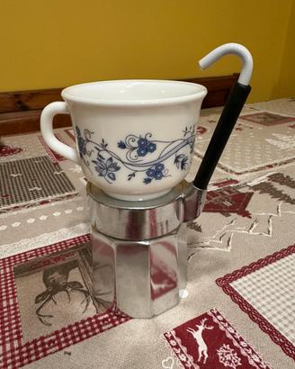 Moka con beccuccio 5 tazze nuova