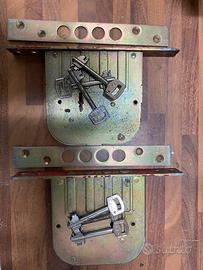 2 serrature SAB per inferriate negozio cantina box