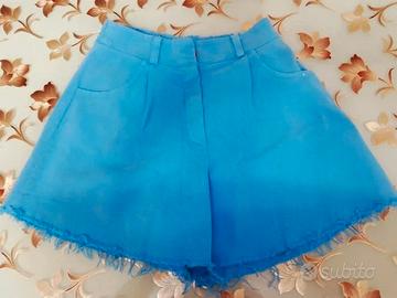 Pantaloncino Donna Azzurro taglia M