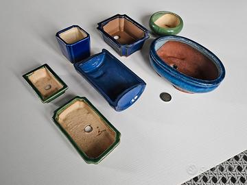 7 vasi bonsai nuovi shohin