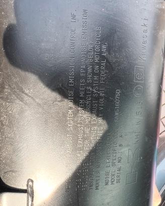 Scarico originale kawasaki z750