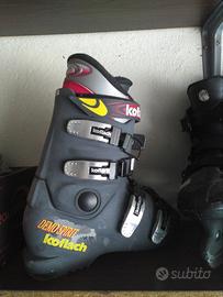 Scarponi sci 22,5 e pattini ghiaccio 39,5 per raga