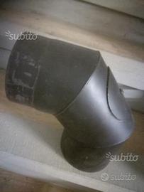 Tubo stufa curva 90' diametro 150 con ispezione