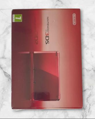 nintendo game boy 3ds sigillato metallic red