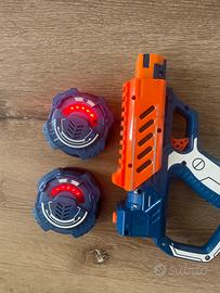 laser x con bersagli