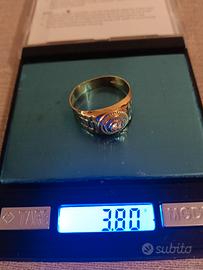 anello oro 18 uomo 