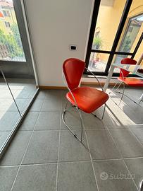 Coppia sedie in ecopelle