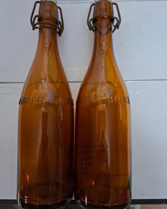 Bottiglie Anni '60 Vetro chiusura ermetica