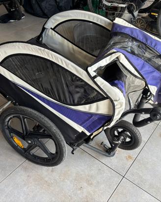 SAMAX  Rimorchio per Bicicletta Passeggino Bambini
