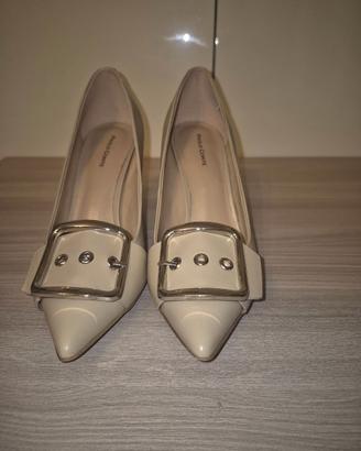 Scarpe da ufficio, per tutti i giorni, beige