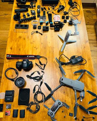 KIT COMPLETO FOTO + VIDEO ( TERRA ARIA ED ACQUA)