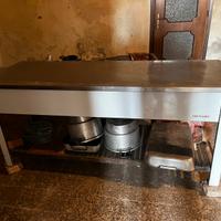 Tavolo da cucina acciaio INOX industriale