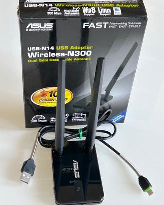 Asus USB-N14 USB Adapter Wireless-N300